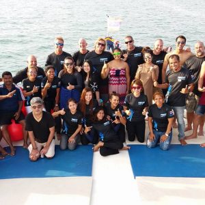 Here's the team and crew for the Racha scuba Diving Day Trip