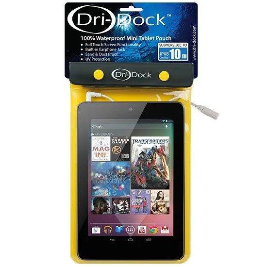 Dri-Dock mini tablet pouch Yellow - Phuket Dive Tours