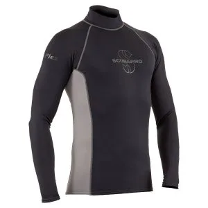 ScubaPro T-Flex Rashguard Men Black and Grey - X63179
