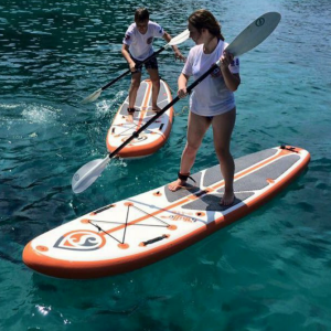 Stand up paddle boards at Racha Yai island snorkeling day trip